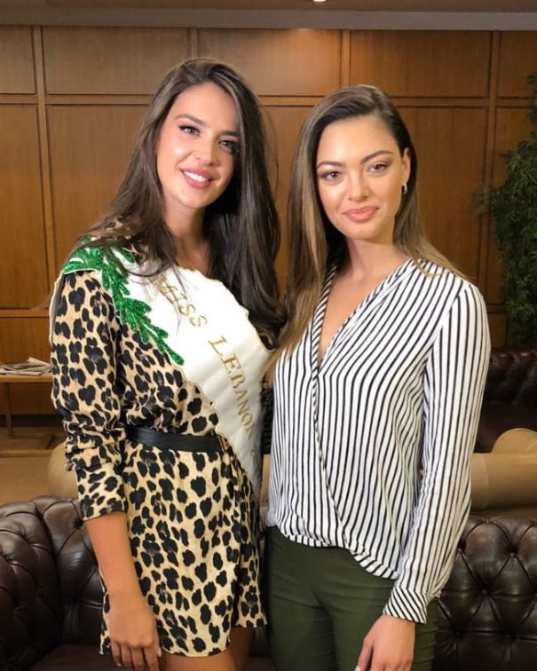 perla_helou's tweet photo. Welcome to Lebanon 🇱🇧 😍Miss Universe  @DemiLeighNP #missuniverse #misslebanon #misslebanon2018 @MissLebanon @RimaFakih https://t.co/pBsqaoSxHf