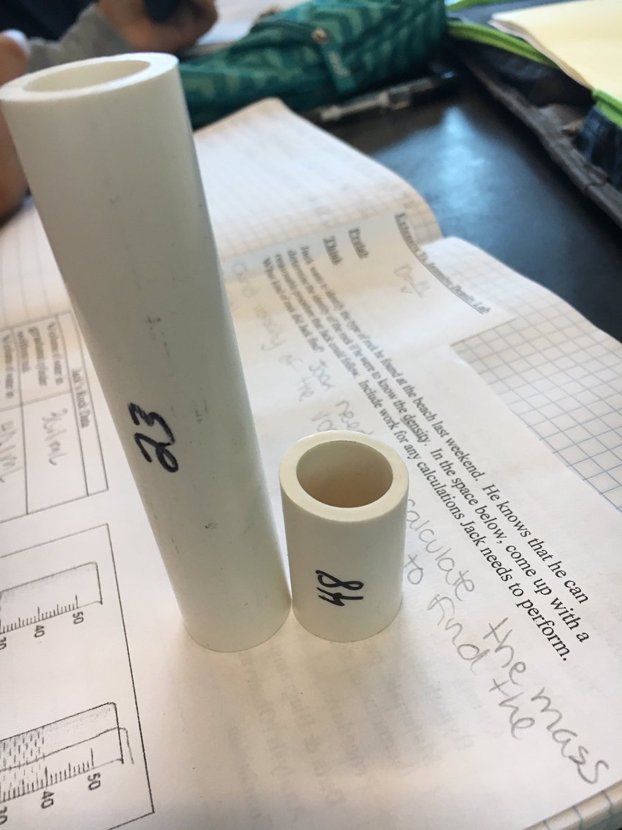 FranciScience's tweet photo. What are the intensive and extensive properties of these two PVC tubes? #chemistrymatters #berkleydifference https://t.co/PSMJfQInxM