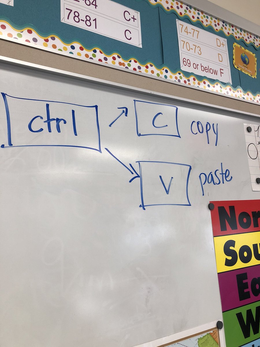 ACSMueller's tweet photo. The joys of teaching. “Mrs. Mueller, copy/paste is awesome! Thank you for showing me that” https://t.co/Y0H9pk4Yrv