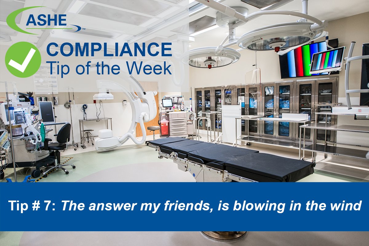 ASHEAHA's tweet photo. Today's #ASHEComplianceTip deals with design and construction guidelines. Get the lowdown to be sure your health care facility is in compliance. https://t.co/h1Ism91gNb https://t.co/uSkH24YYGB
