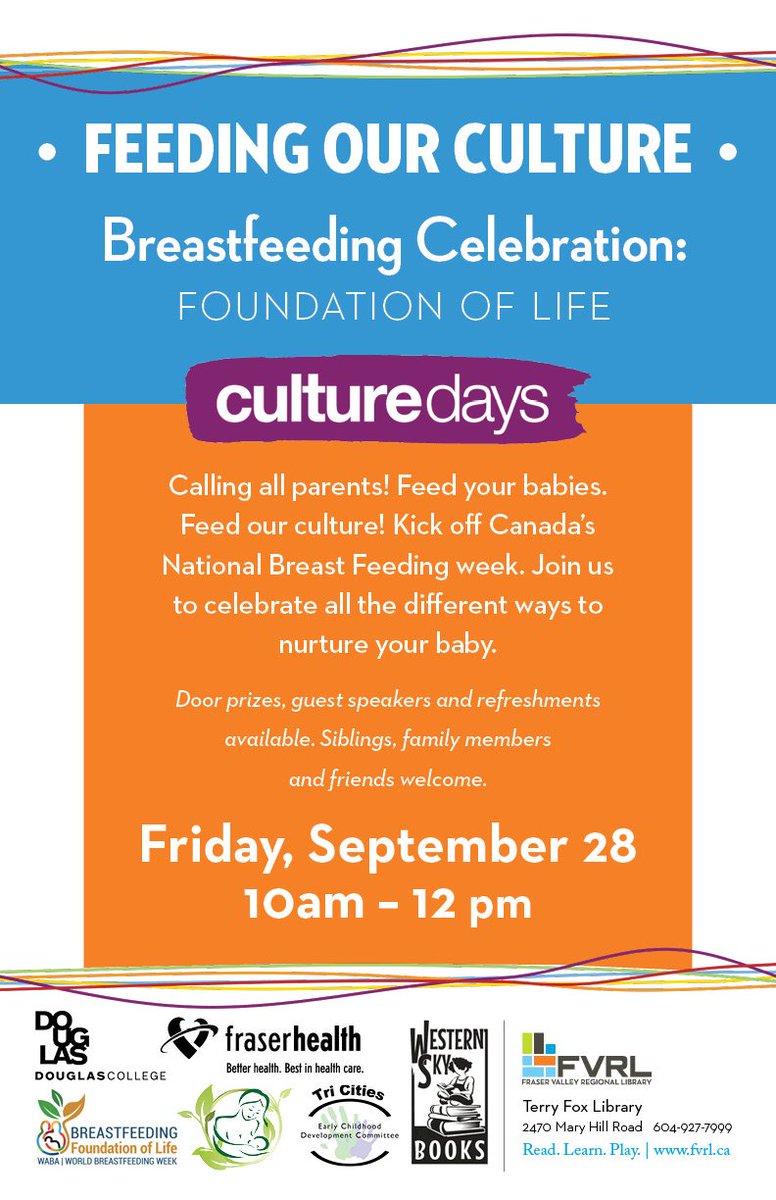 tricitieslitcom's tweet photo. It's tomorrow @ReadLearnPlay! Join us for story times, prizes and refreshments! @Tricitiesecd @Fraserhealth https://t.co/C6P7uloK88