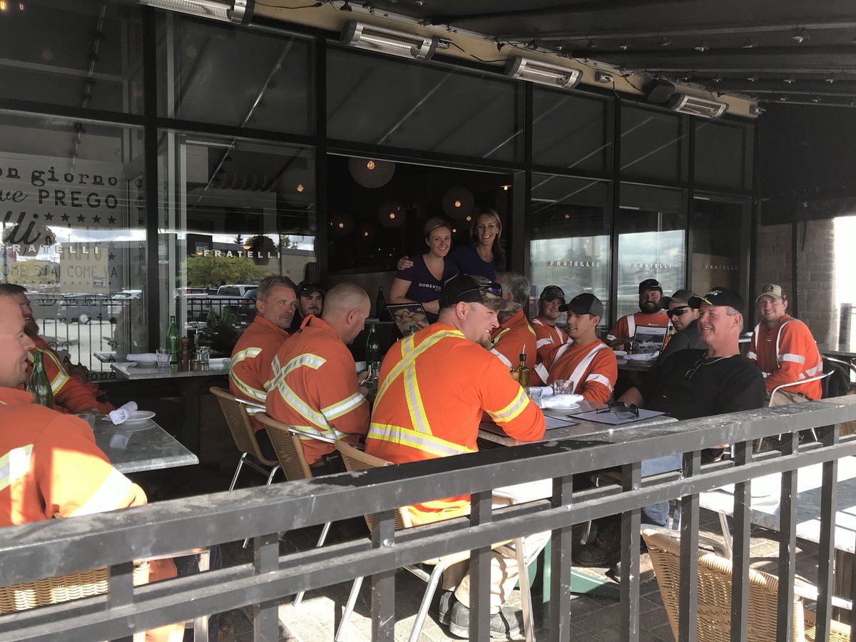 Patio’s full and so are our hearts!! Thank you, <a href="/hydroottawa/">Hydro Ottawa</a>! See our Instagram for more pictures this afternoon! #ottawa #ottcity #ottawatornado #THANKYOU