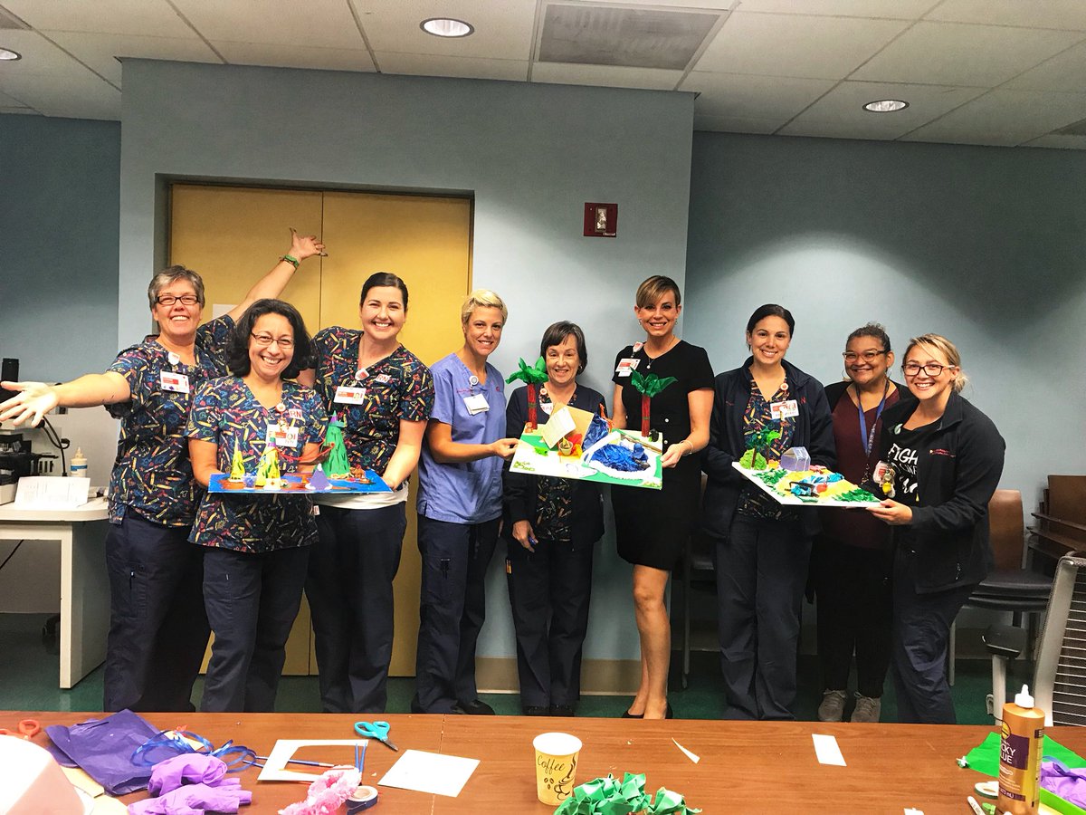 SDePadova1's tweet photo. HIP 7 Staff Art Therapy #nyppedsonc #nyph #teambuilding #ChildhoodCancerAwarenessMonth https://t.co/fL0lVcYTtL