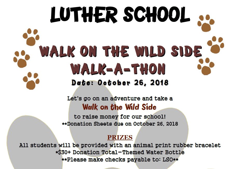 So excited for this years Walk-a-Thon!
