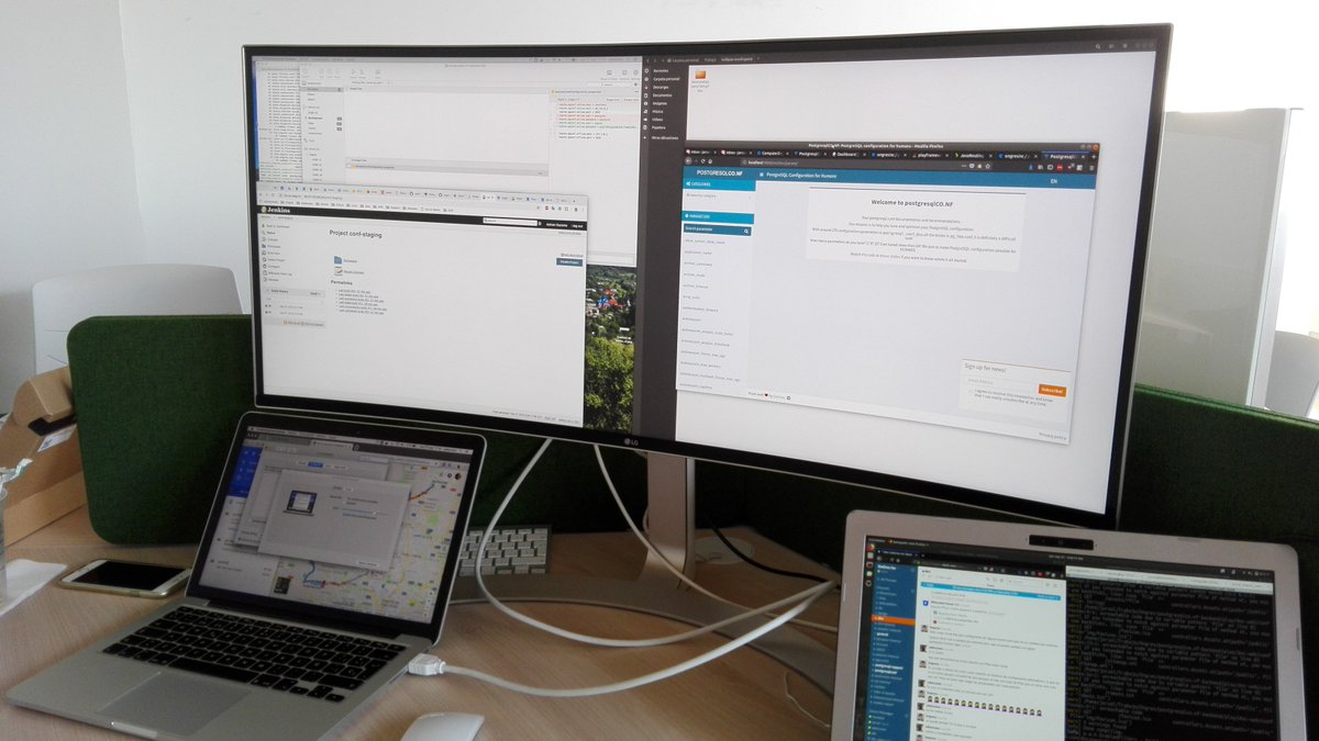 ongresinc's tweet image. This is how we work at #ongres, don&apos;t you want to join us? #MacVsLinux #ExtremeProgramming