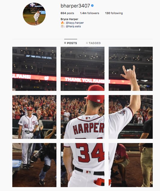 BRWalkoff's tweet photo. Did Bryce just mark the end of an era in Washington? 🤔 https://t.co/7A4waU05UN