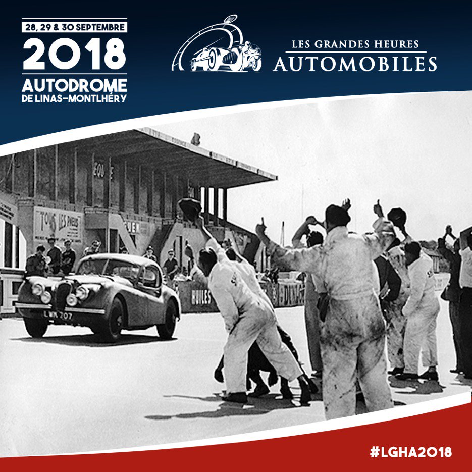lesghauto's tweet photo. 66 ans après ses records ici-même, elle sera de retour les 29 &amp; 30 septembre ! Bienvenue au coupé Jaguar XK 120 "LWK 707" qui a roulé 'Seven Days and Seven Nights' pour parcourir 27119 km à 161,2 km/h et battre 5 records du monde ! @JaguarFrance @Jaguar https://t.co/6OfcX2eLWh