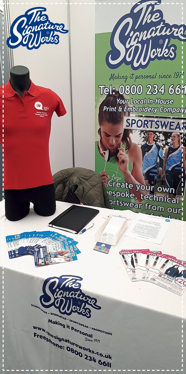 SignatureWorks's tweet photo. We've had an amazing couple of days at the @QUBSU Freshers Fair, getting to meet &amp; mingle with a lot of great clubs &amp; societies. Hopefully we will see you all again very soon. 😁 #qubfreshers #QUB #Belfast https://t.co/uyFTWWdtun
