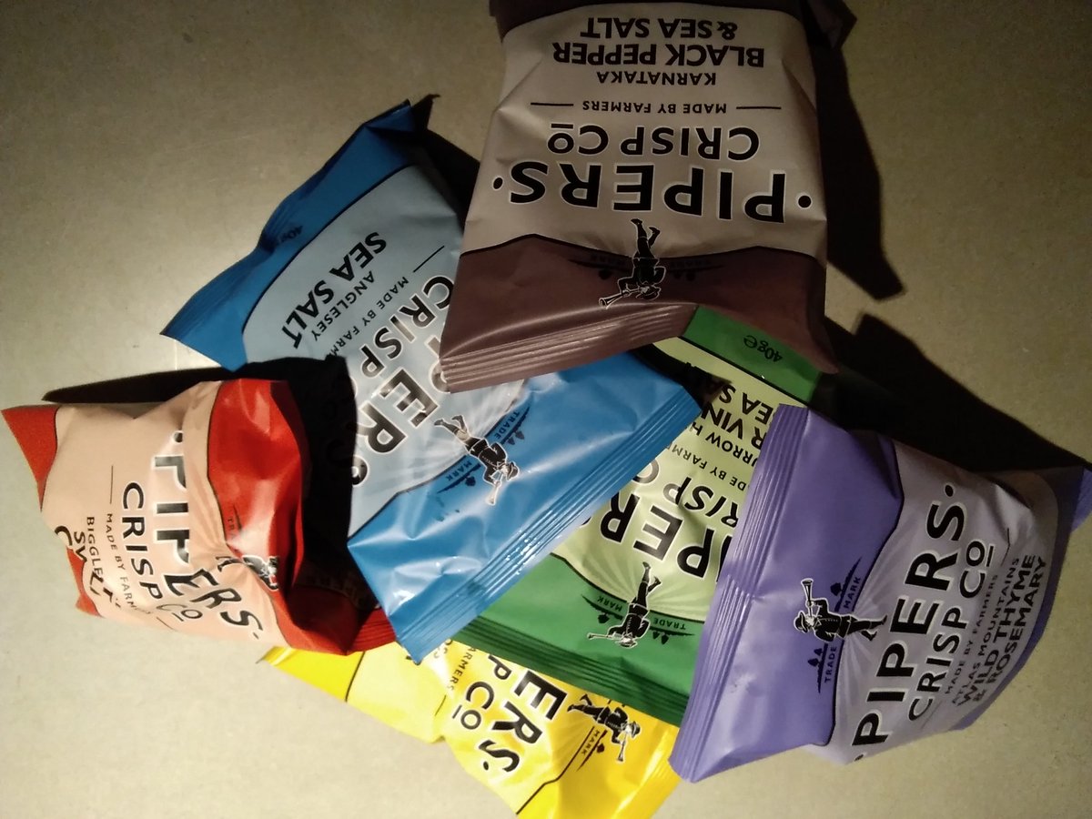 It's crisps o'clock! Come and munch 'em. #pipers