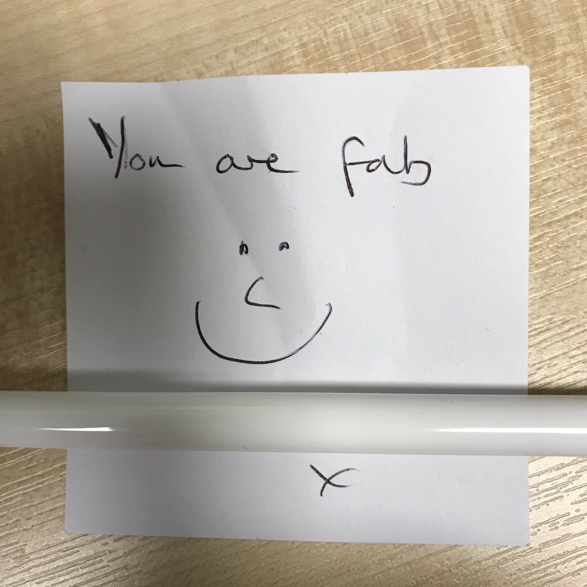 ElaineAGBrown's tweet photo. When you get back to find this pushed under your office door #blush #ThankYouLadies #FSTRocks https://t.co/TvsLoinSx5