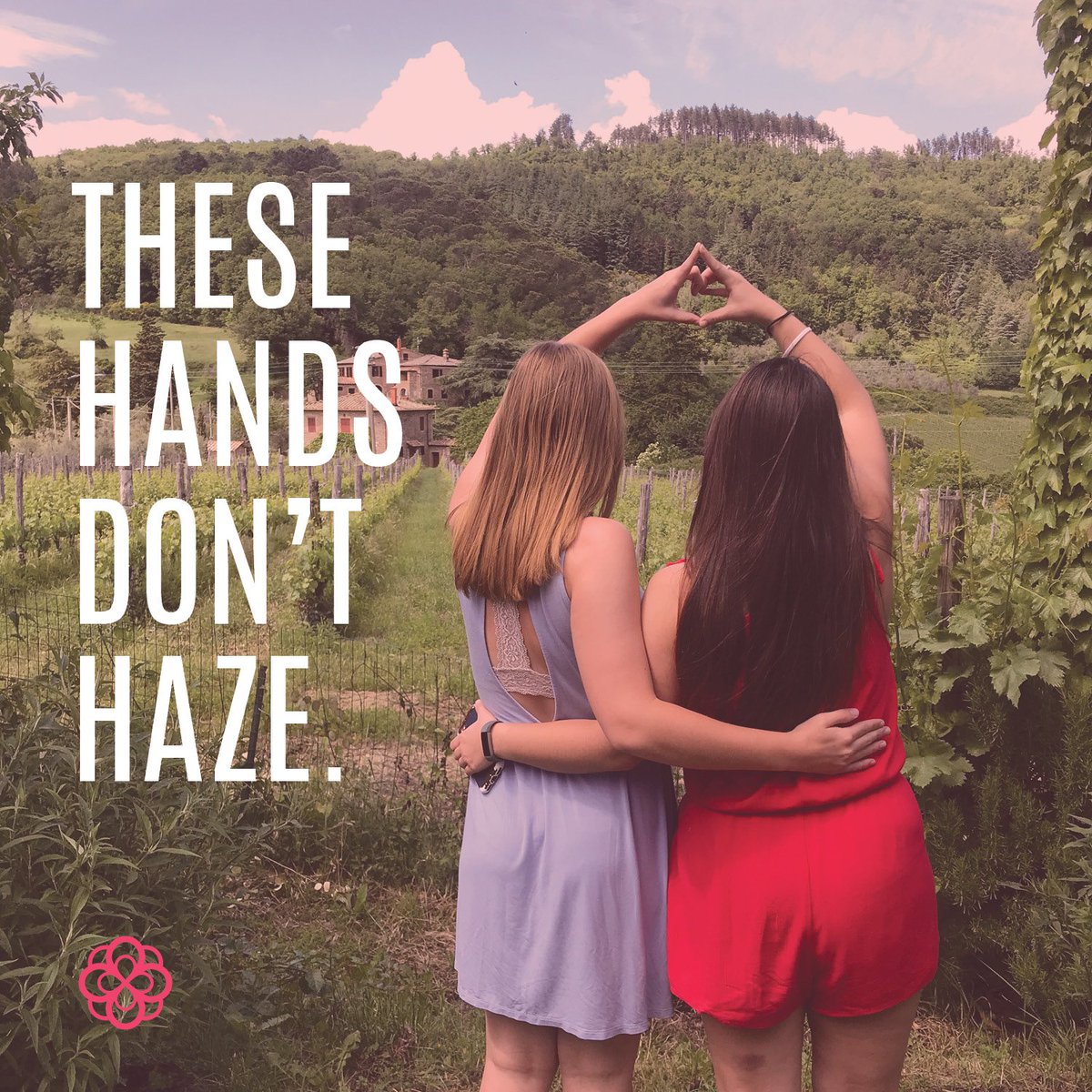 As we near the end of #NHPW, AOII commits to continuing the conversation around hazing prevention and will continue to raise awareness and educate about the signs of hazing. There is NO PLACE for hazing in Greek Life or any other organizations. #TheseHandsDontHaze