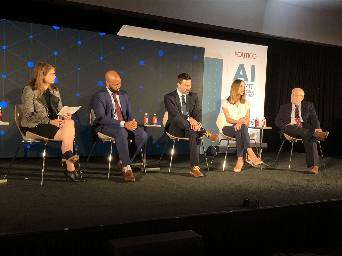 TashaPrados's tweet photo. What sort of society do we want to be? #artificalintelligence reflects society’s biases back to us. Live @politico’s #AISummit https://t.co/TEfMFMu0M7