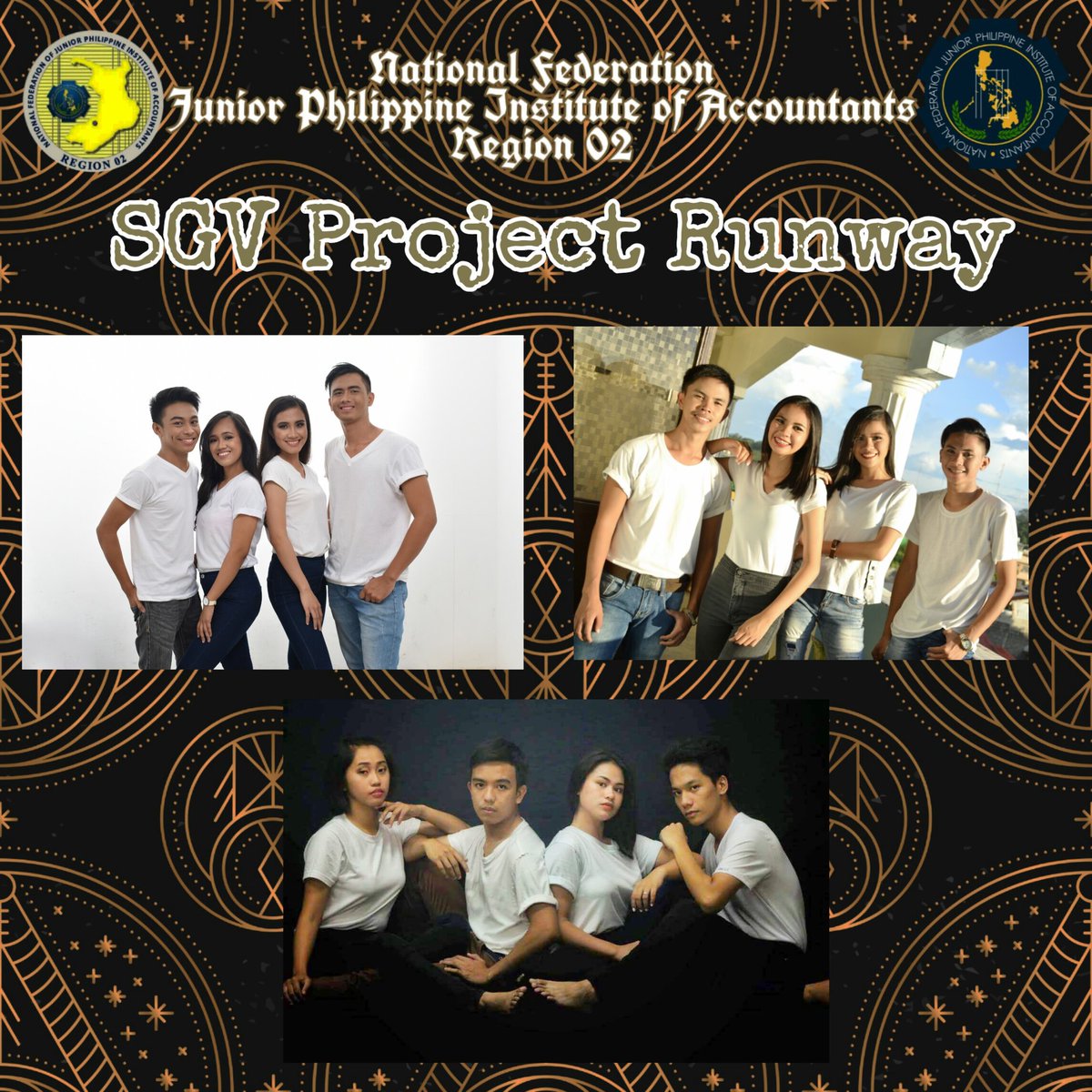 nfjpiar02's tweet photo. SGV PROJECT RUNWAY 2018

Don't miss the battle of creative minds and crafts! Join us on September 29, 2018, 2:00pm at Fr. Tonus Gymnasium, Saint Mary's University as they showcase their creations. See you there, Valley JPIAns!

#RMYC2018Baybayin
#Danggayan
#SGVProjectRunway https://t.co/ychdnmf4IV