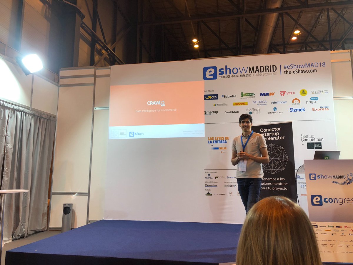 CRAWLO_'s tweet photo. “Crawlo es la herramienta imprescindible para el día a día de un ecommerce 🙌🏻“ @lakil @ConectorSpain #eShowMAD18 #ecommerce #MarketingDigital #crawlo https://t.co/ukcDLTpq6S