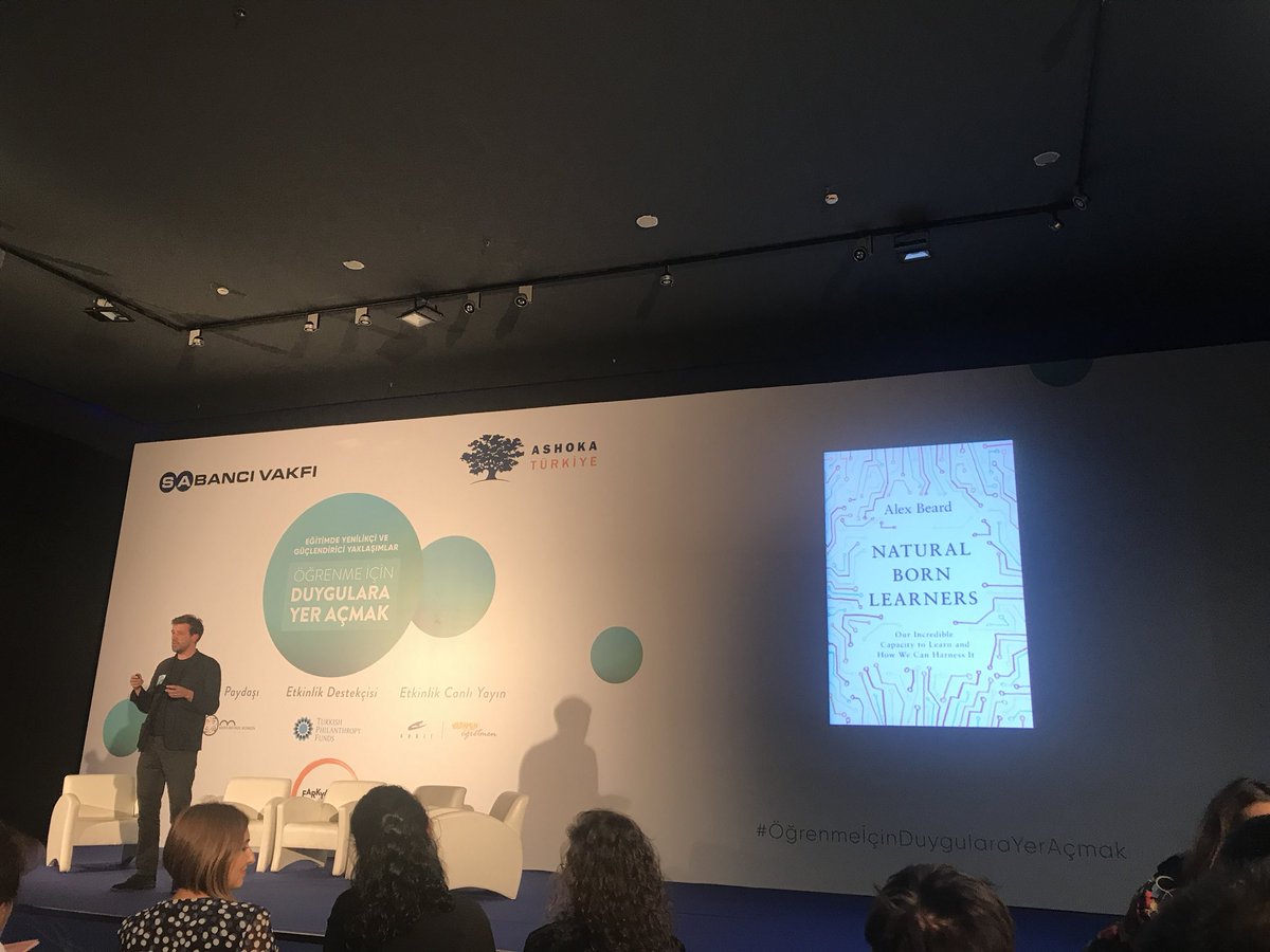 NBernaAslan's tweet image. “What is it we should be learning today? Schools don’t give what students need to thrive. We need to learn to think, create and feel!” #teachforall #emotionalintelligence #ÖğrenmeİçinDuygularaYerAçmak @alexfbeard @AshokaTurkiye @BbomIstanbul @FYsiniflar