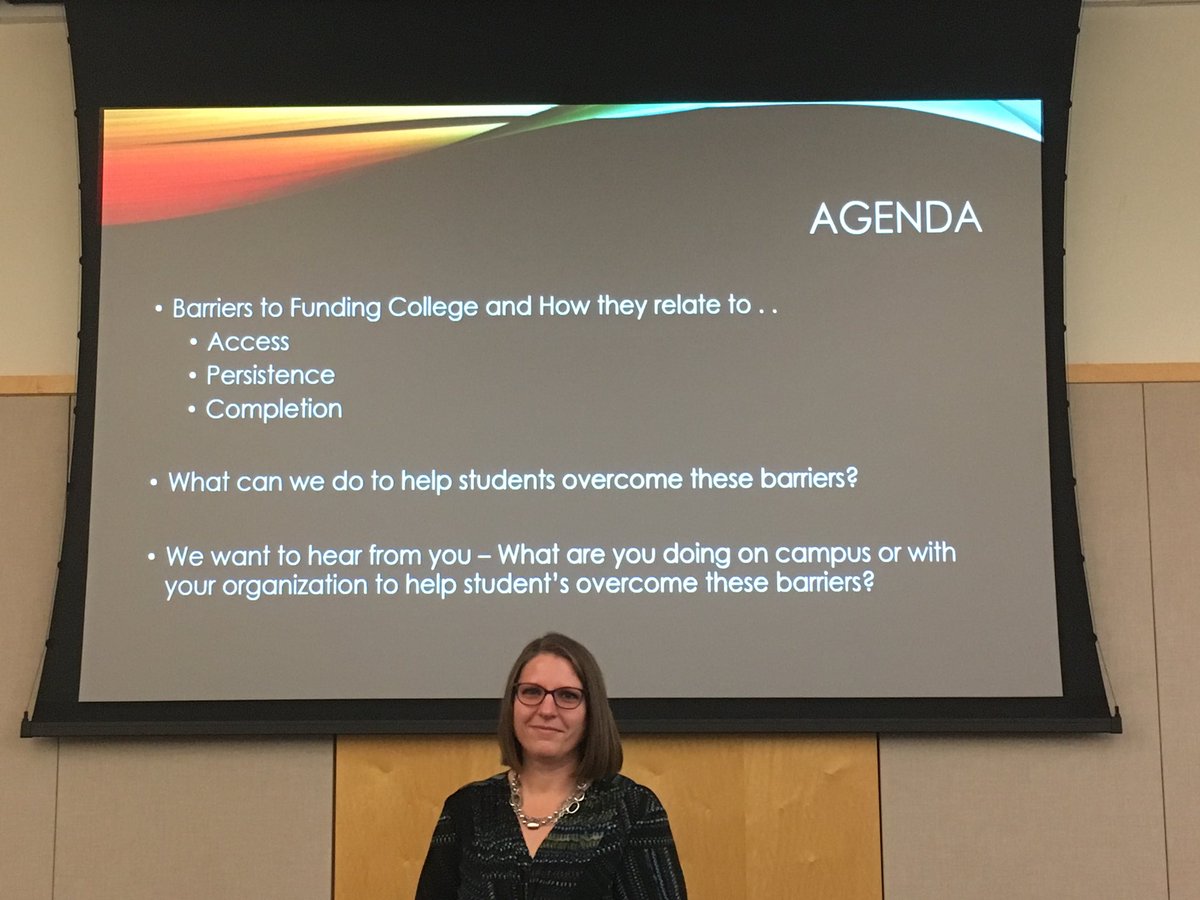 MOSLFoundation's tweet photo. Look who we found presenting @thesummit18 on Helping Students Navigate Ways to Pay for College. Thank Dena Norris for your financial aid knowledge and passion to help students! #soapc #persistence https://t.co/dozRt9DeXR
