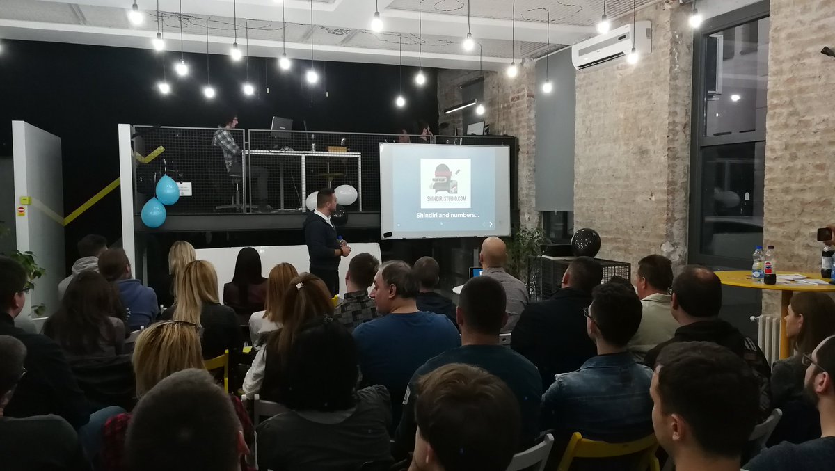 APredic's tweet photo. Full capacity as every meetup #WPNis #WPSerbia https://t.co/GVlu9VDAXn