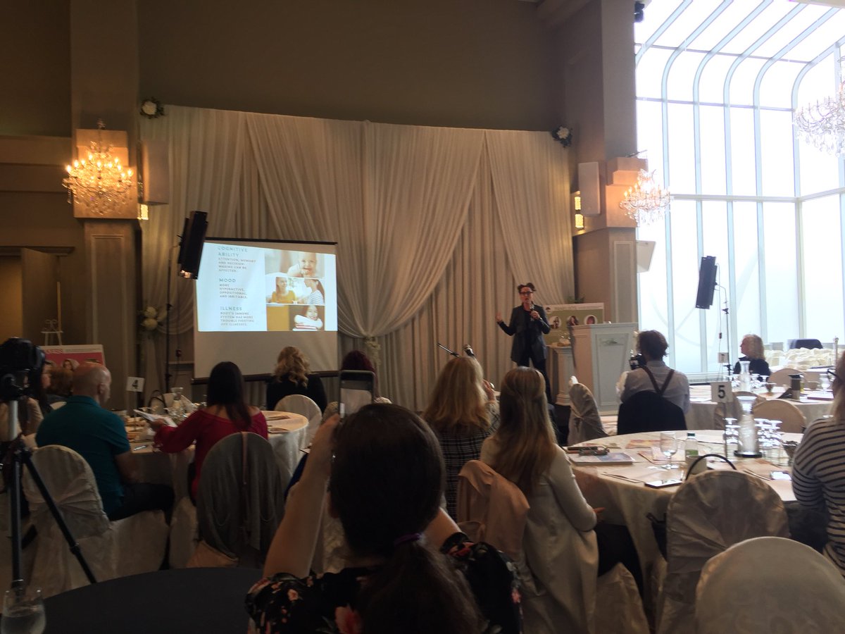 OmtaVolunteer's tweet photo. T’was a great morning learning more about the importance of mental health and good sleep! #cwcc2018 #ContinuingEducation #Inspired https://t.co/vcHFd9KDRk