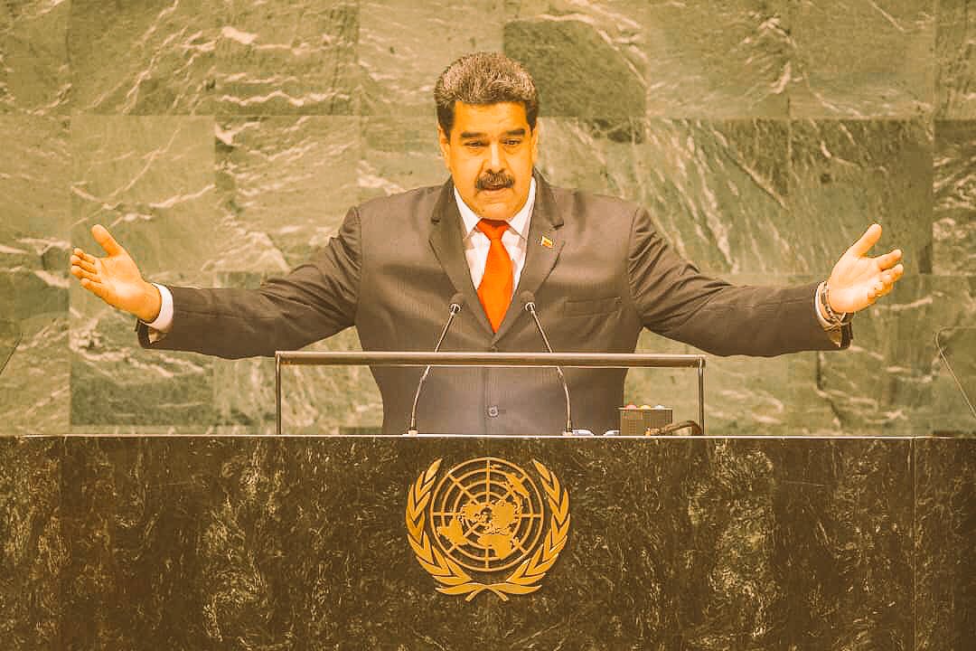 vwinstonv's tweet photo. Con temple y gallardía, el Pdte. #MaduroVozDePuebloDigno fijó su postura Socialista en defensa de la Patria dentro de la 73° Asamblea de la Organización de las Naciones Unidas, ONU, enviando un mensaje de paz, entendimiento y diálogo para las naciones del mundo 🌎🤝 https://t.co/j0ay6GQ9os