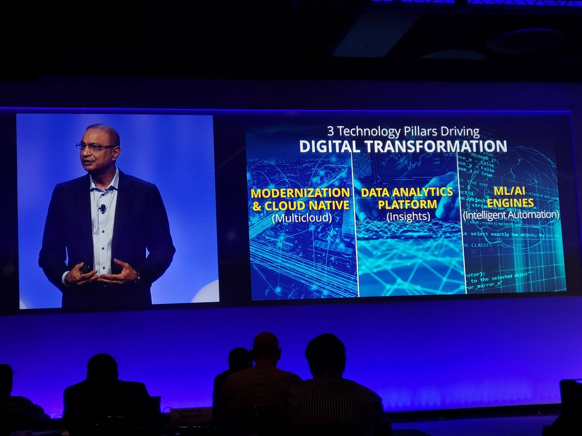 edwinyuen's tweet image. @HitachiVantara Bobby Soni, Chief Solutions &amp;amp; Security Officer, talks about the three tech pillars driving #DigitalTransformstion #HitachiNEXT