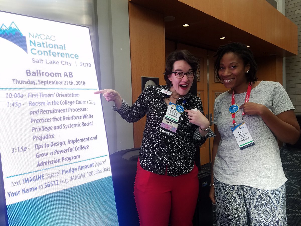 karaebe's tweet photo. #metmymatch #NACAC18 #nacac18photochallenge #smallworld @NACACConference https://t.co/gDjosGE8ym