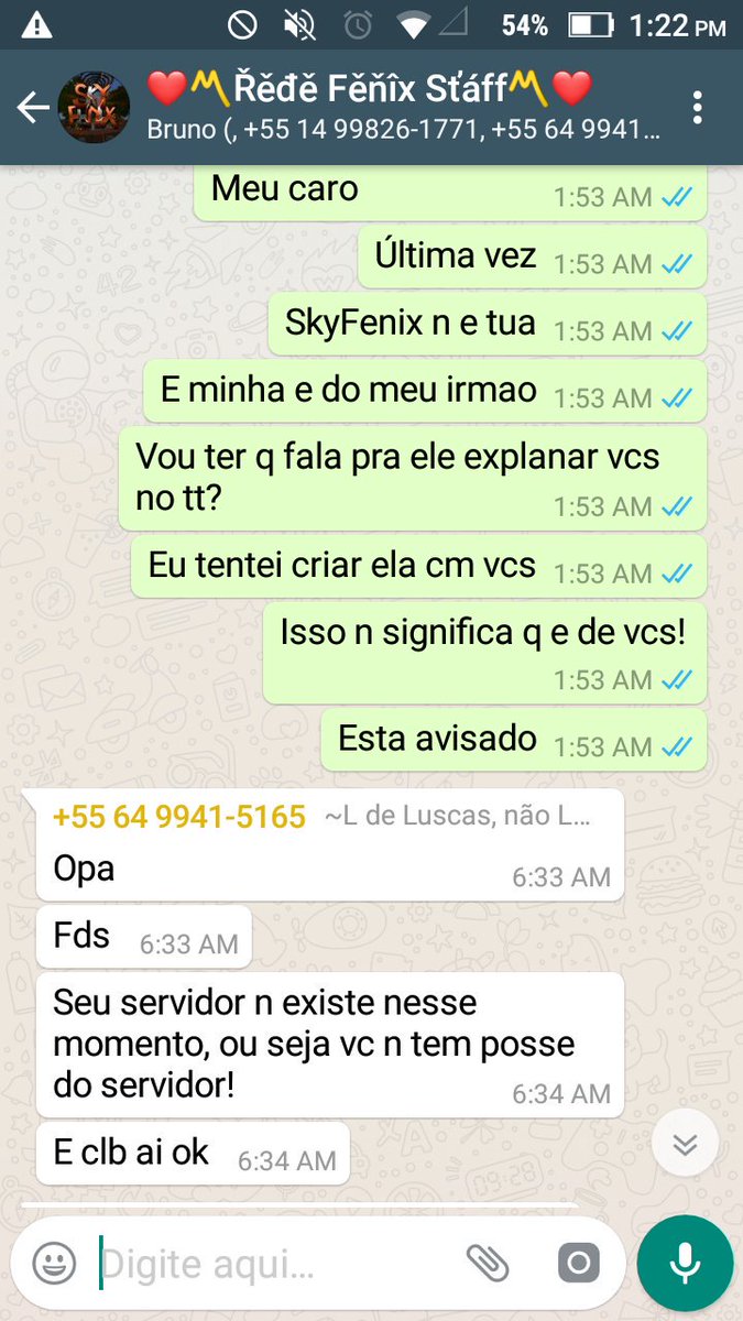 E sério? Só porque o sv n tá on , significa q qualquer um pode copiar ele ??? Cara crianças que enfrentamos hj em dia em 😂😂