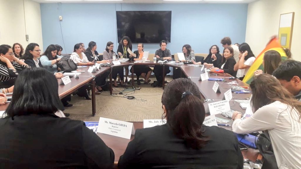 johaortizv's tweet photo. Dentro de nuestra agenda en Washington, visitamos el Departamento de Estado para conocer las iniciativas que EEUU impulsa en el combate de la violencia de género en el exterior. #IVLPgender https://t.co/XC3AzfuLa0