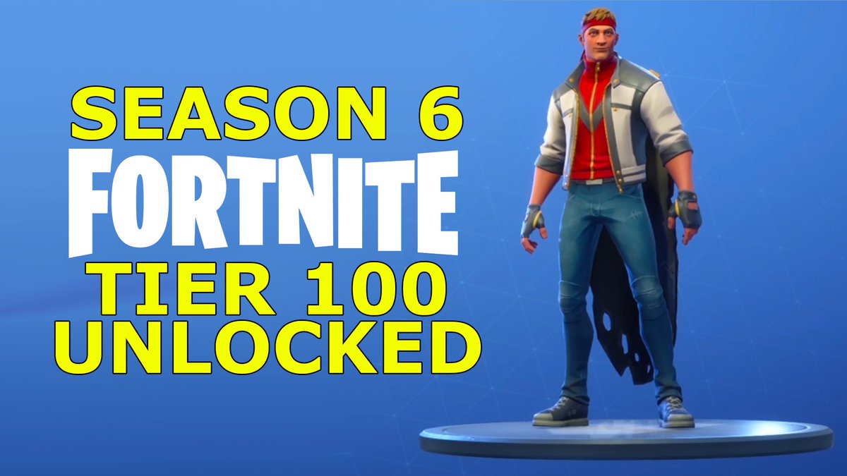 DisInfinityFans's tweet photo. All 100 Tiers of #Fortnite #FortniteSeason6 Battle Pass unlocked! watch the video at https://t.co/mHoHuW0gCa https://t.co/IAYnPkbeCd