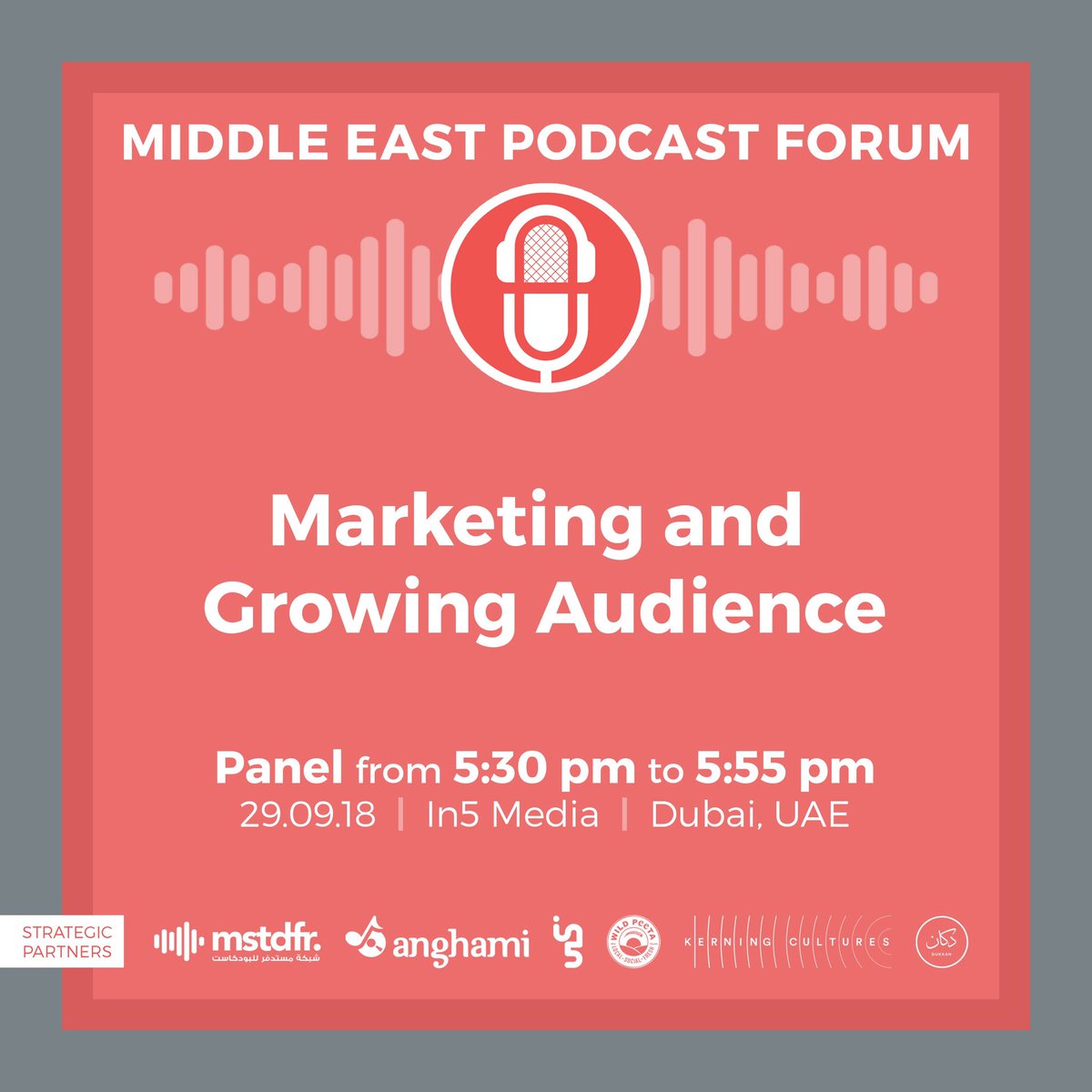 Also part of the Podcast marketing discussion on Sep 29th at the #mepodcastforum2018 is Dirhams &amp; Dollars Podcast host &amp; @gulfnews journalist <a href="/EdClowes/">Ed Clowes</a>

You can still register at:

mepodcastforum.com

#middleeast #podcast #forum #dubai