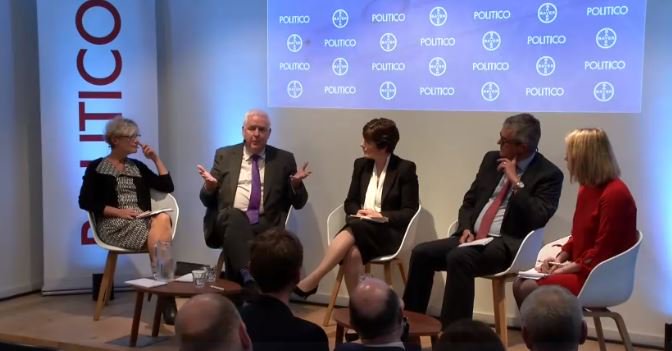 SECN_EUHealth's tweet photo. Panel discussion at #BigDataHealth by @POLITICOEurope talking about positive steps being taken to combat the many challenges of data sharing. https://t.co/VGDetXGZ49