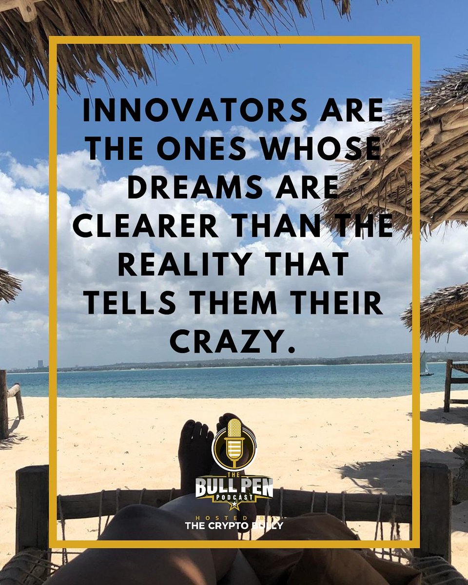 1BullPenPodcast's tweet photo. I wonder how many others involved with blockchain and crypto feel the same? 🙌🏾 #TheBullPen #innovations @thebtcpodcast @project_ecc @1CryptoBully @aantonop @officialmcafee @CryptoShillNye @thesamball @BigSean @davidbanner @SatoshiLite @project_ecc @marcorobinson7 @saddington https://t.co/NCqv8nDylR