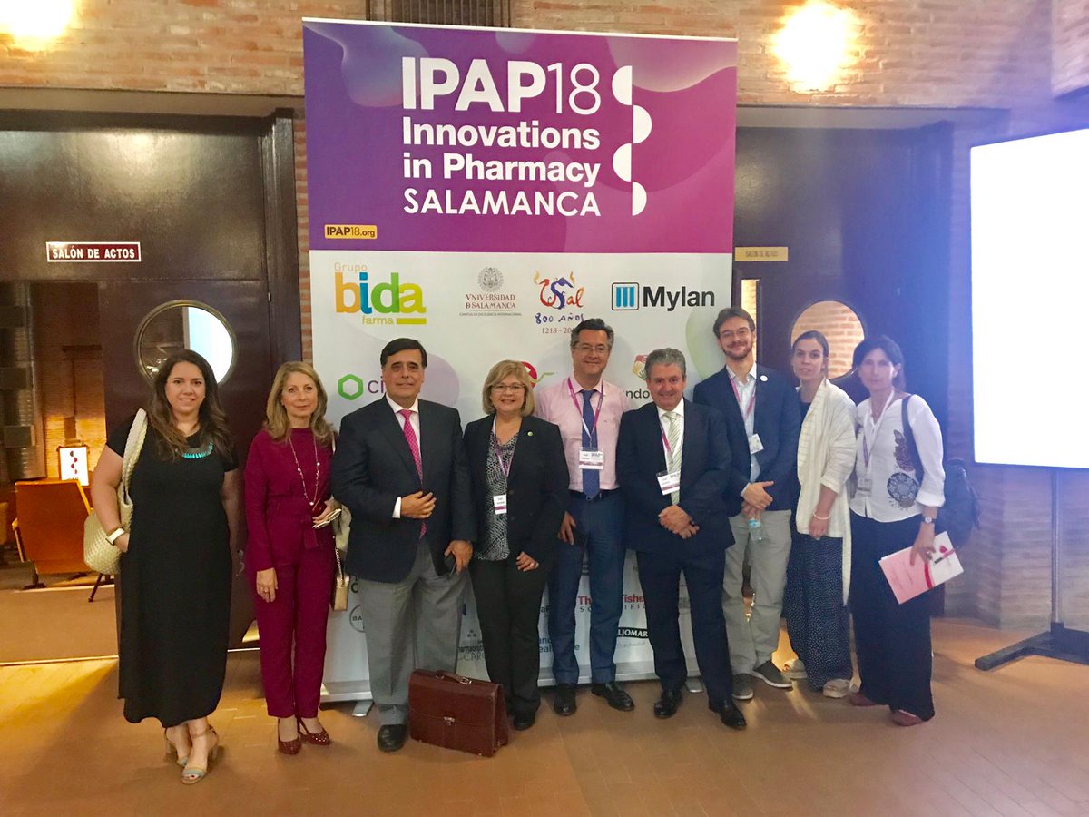 LASEMI_es's tweet photo. Ayer tuvimos el honor de participar en #IPAP18, "Innovation in Pharmacy: Advances and Perspectives", celebrando el 800 aniversario de la @usal y de compartir mesa con Marisol López, de la @Isphc https://t.co/U33WQnwm5e