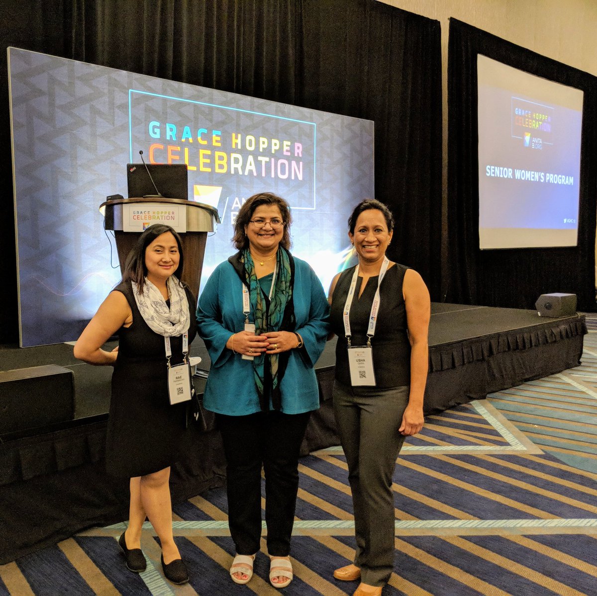 raewadee4tech's tweet photo. #SNPSatGHC18 #GHC18 #WeAreHere #womenintech https://t.co/tO7gz3hsXT
