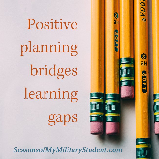 SeasonsofMilkid's tweet photo. Tips to help #milkids w #curriculum gaps/overlaps after a change in schools or #PCSmove: #peertutor #homeworkclub #criticalthinking #studentleader More: Seasons of My Military Student site > Parent-Teacher Team >Academic Gaps and Overlaps #ParentTeacherTips  #SeasonsofTransition https://t.co/P7kYN8evXr