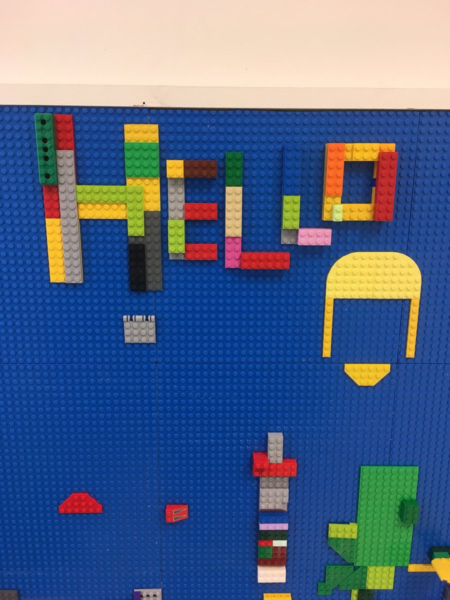 rwaggonerjr's tweet photo. Messages from the LEGO wall... #PVProud #TeamHawk https://t.co/Gl3jnZ55Tn