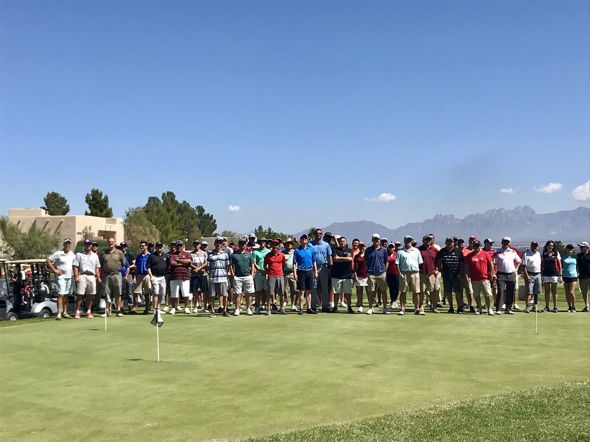 nicolegomez13's tweet photo. ⛳️Fall Aggie Open golfers are off! Thank you @YETICoolers @SportsAccessry and @Caliches for the amazing custom golf gifts! #AggieUp #AggieOpen https://t.co/d0GCebTNfK