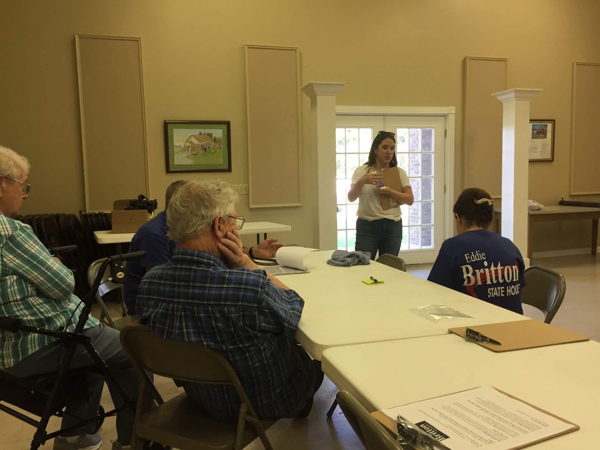 ebritton2018's tweet photo. Thank you to the #TeamBritton volunteers that canvassed with us last Saturday. 

Join us again this Saturday, Sept. 29!
9am-12pm 
Annex @ BUMC 
14540 Hwy 187
Russellville, AL

🔹Training provided! Wear your walking shoes, bring your phone, &amp; a friend.

#ALHD18 #BrittonForAlabama https://t.co/a72Ut3Vrv5
