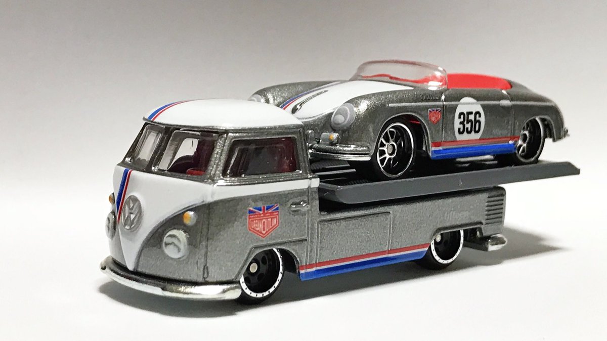 hot wheels porsche 356 speedster volkswagen transporter t1 pickup