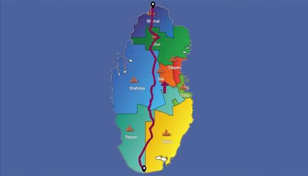 GulfTimes_QATAR's tweet photo. `Trans #Run Qatar' from south to north in December
#race #TransRun #NationalDay  https://t.co/gWxUAkLsIh https://t.co/Tl89GnmwG4