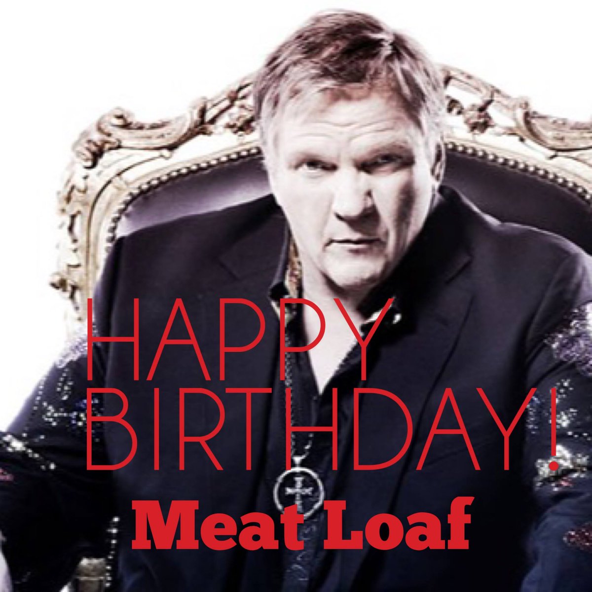 RockTellz's tweet photo. Happy Birthday #MeatLoaf! 😄 🎉 🎈 🎂 https://t.co/lt52DqC3v3