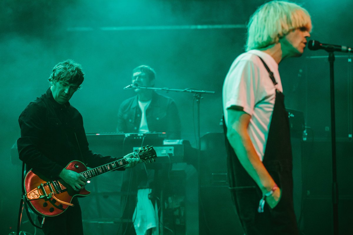 festivalnumber6's tweet photo. After their stripped back, acoustic performance at the Central Piazza with @joeduddell and the No.6 Ensemble, @thecharlatans took to Stage No.6 to showcase their archive of iconic hits... https://t.co/9C8Ypnimld