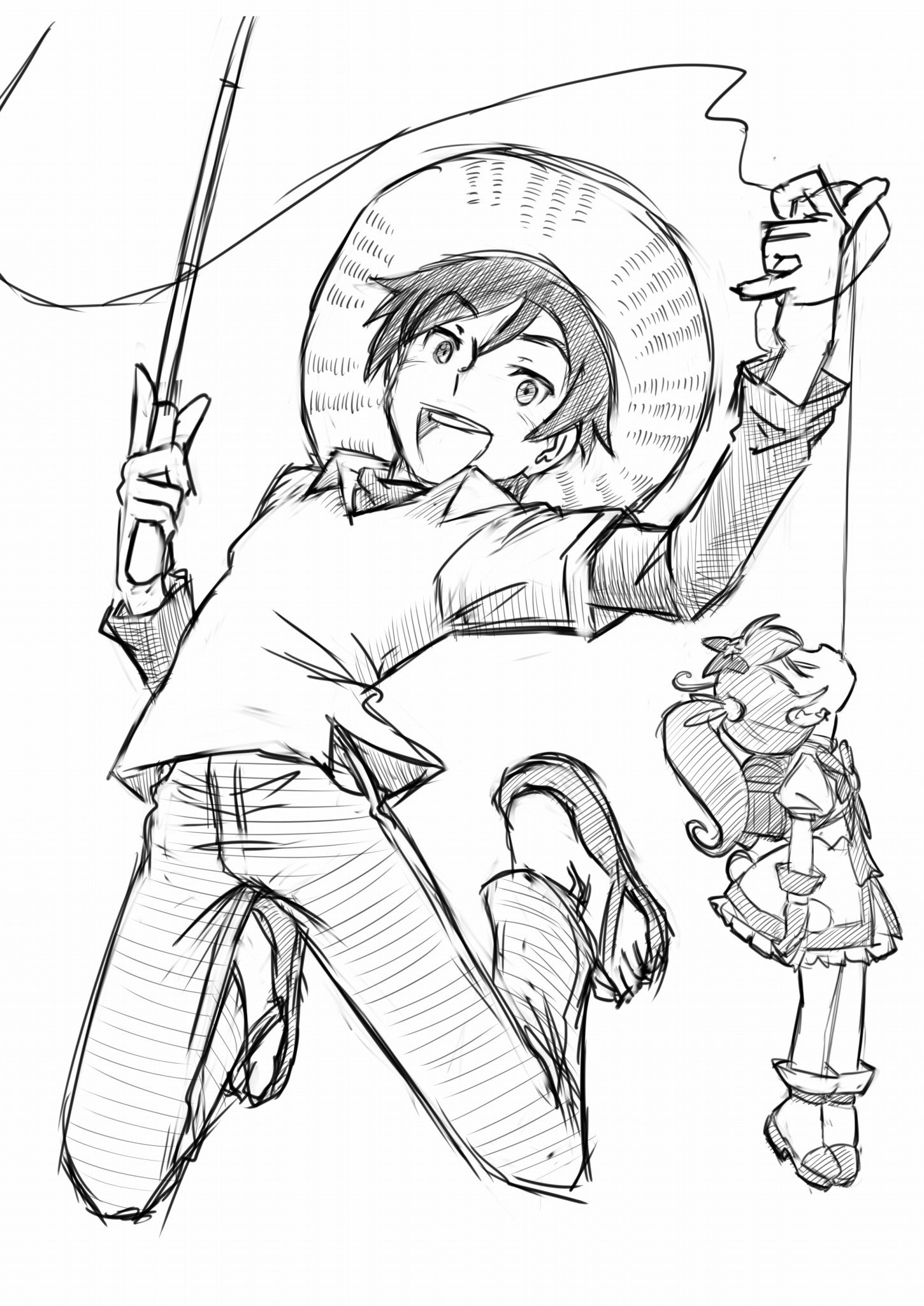 山幡真美 Sur Twitter ちょっとごぶさたのワンドロ お題は 釣り です ポーズとコスは某作品のイラストから拝借しています 俺妹版深夜の真剣お絵描き60分一本勝負 T Co Waz9akzqk0 Twitter