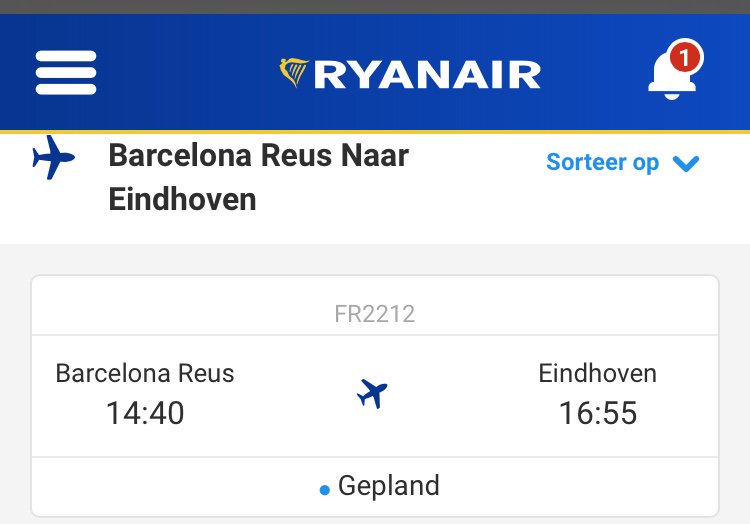 Tigranne21's tweet photo. @Ryanair houd vol dat we morgen wel naar #Eindhoven vliegen. Ben benieuwd! #Ryanair https://t.co/bk5044YWz7