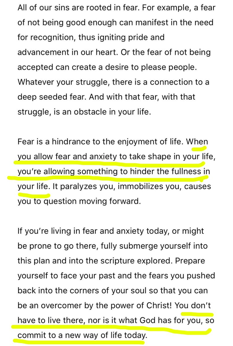 for we do not have the spirit of fear