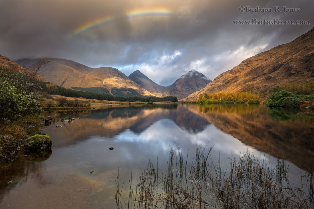 Glen Etive. Lochan Nam Urr. Rainbow. Scottish Highlands buff.ly/2w8f5pZ #Scotland #photography #landscape