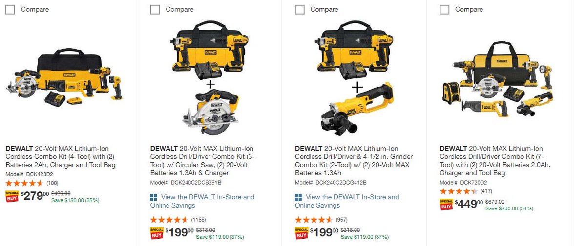 Toolreview4452's tweet photo. Some awesome #deals on @DEWALTtough going on today @homedepot you can check them out here https://t.co/m2x6wqL5al
#dewalt #dewalttough #dewalttools #powertools #contractor #newtools #workingwithtools #toolsales #tooldeals #tradesmen #toolsforwork #homedepot #flexvolt #tools https://t.co/QnhbUxfRw9