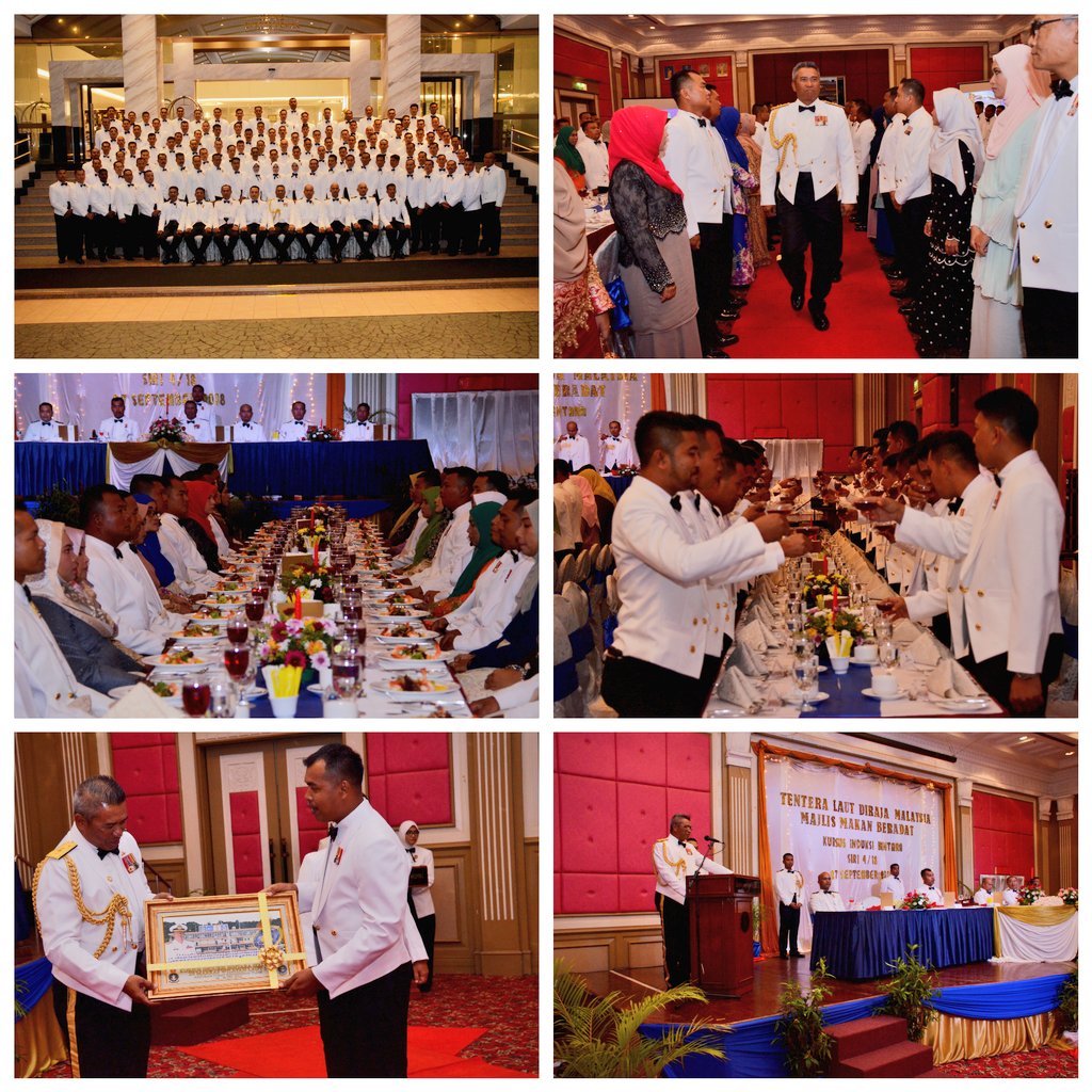 Mawilla_1's tweet photo. Sekitar Majlis Makan Beradat sempena Kursus Induksi Bintara 4/18 di Grand Darul Makmur Hotel,Kuantan.Turut dihadiri oleh PANGWILLA 1.
@mykamarul @shakirsalleh1 @tldm_rasmi @PK_TLDM
#NavyPeople #NavyBackbone https://t.co/MbhqIXaKFh