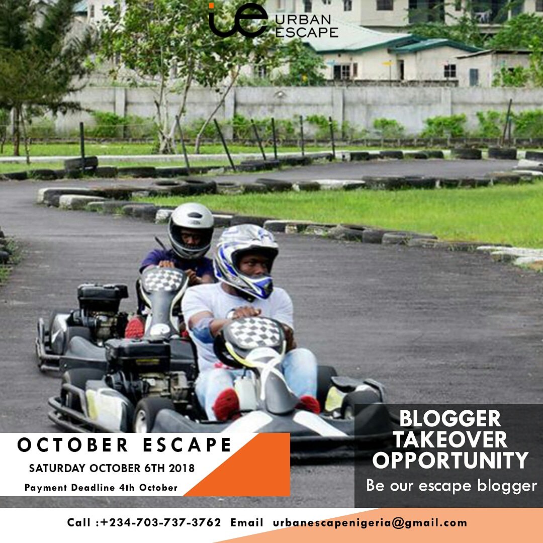 urbanescapeng's tweet photo. So our #octoberescape is just 9 days away. .
We are calling on #bloggers who would want to take over our page and share their escape experience .
.
Terms & conditions apply. .
..
.
Tag a blogger to see this . https://t.co/rIr2H3Al1J