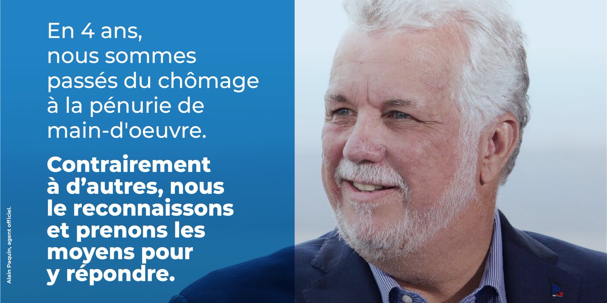 La pénurie de main-d’oeuvre est le principal défi économique du Québec; c'est un fait. 

Au #PLQ, nous appuierons nos entreprises et nos régions, et nous faciliterons la vie des travailleurs. 

➡ clic.plq.org/Travailleurs

#Qc2018 #PolQc