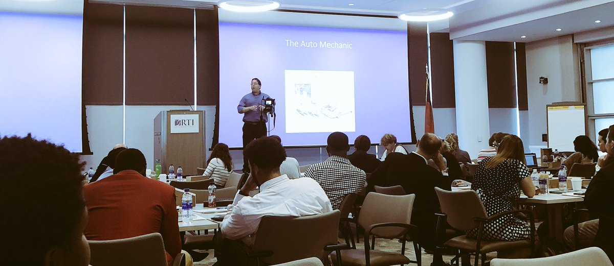 NCTVNetwork's tweet photo. Cage-Busting Teacher author @rickhess99 walks through problem-solving skills w/ #NCFITLeaders at #NCEDLab18. Get specific with your challenges &amp; use time/money currency to translate frustrations into languages decision-makers understand. https://t.co/BVqBPIxqKa